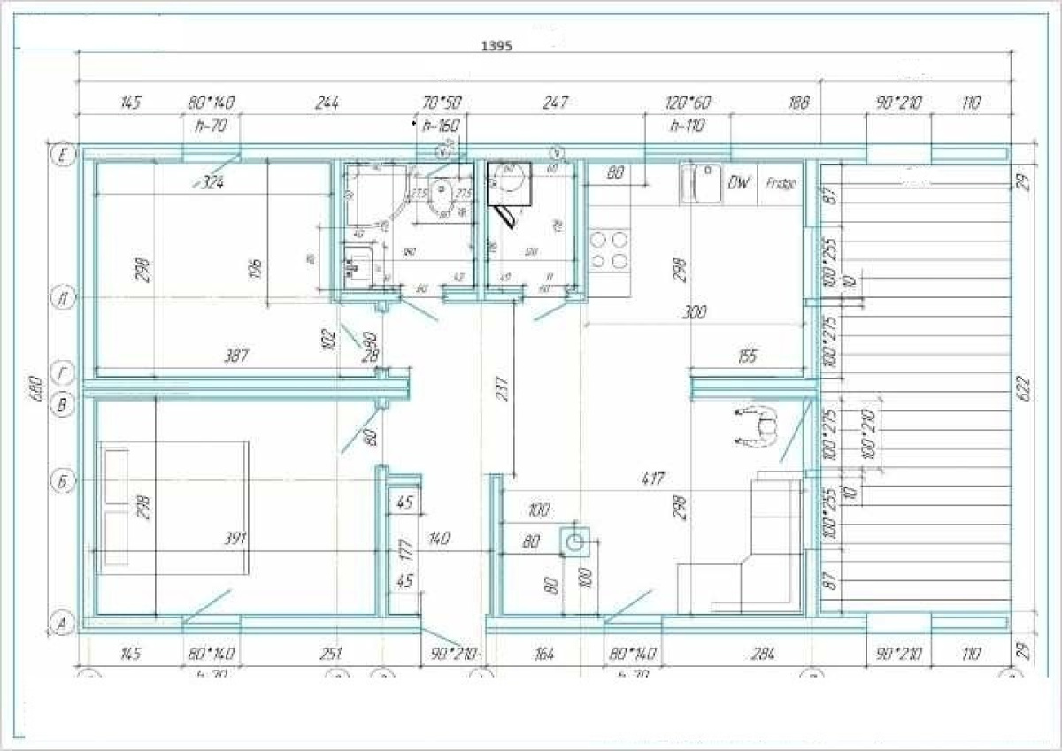 Pôdorys Sofia Modulárny dom | Viacmodulárny  dom