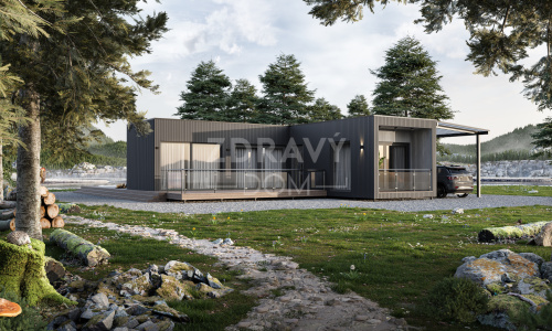 Modulárny dom Ester | Viacmodulový modulový dom, Modulárny dom ...